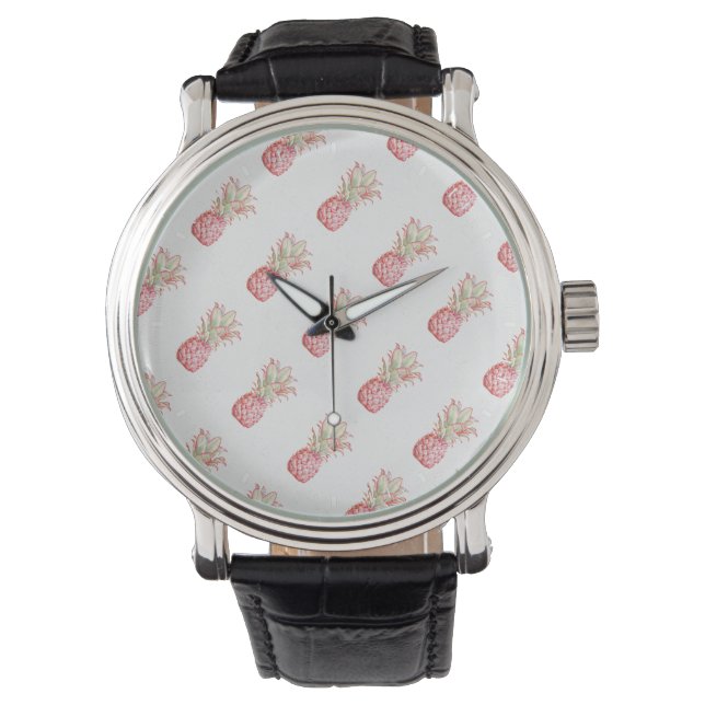 Tropical | Pink Pineapple Watch (Front)