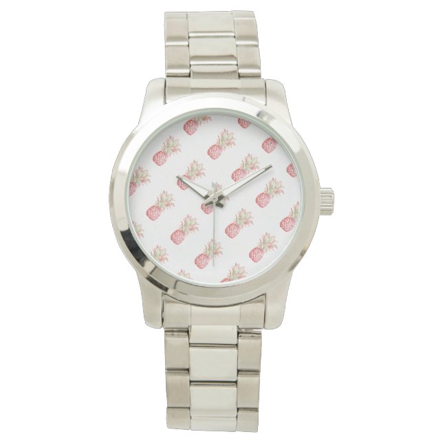 Tropical | Pink Pineapple Watch (Front)