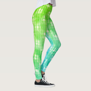 Tropical Plaid Leggings