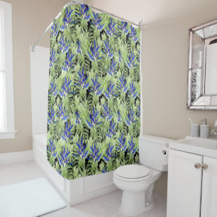 Tropical plant 2 shower curtain