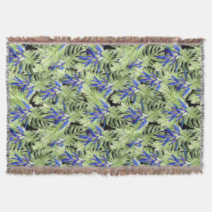 Tropical plant 2 . throw blanket