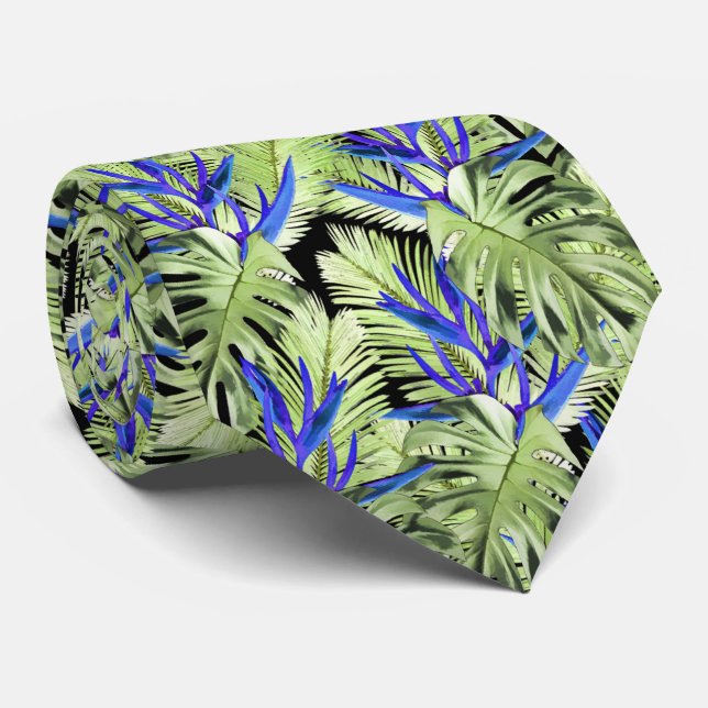 Tropical plant 2 tie (Rolled)