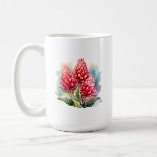 Tropical Plant Mug (Left)