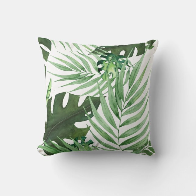 tropical plants cushion (Front)