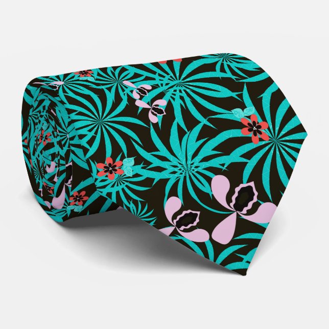 Tropical plants, Orchid Tie (Rolled)