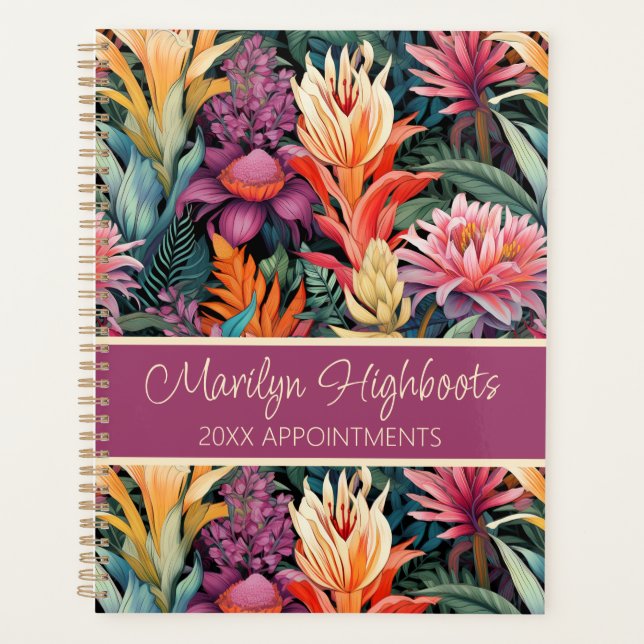 Tropical Plants  Planner (Front)