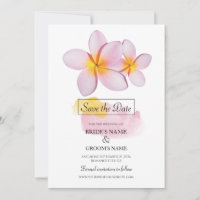 Tropical Plumeria Frangipani Wedding
