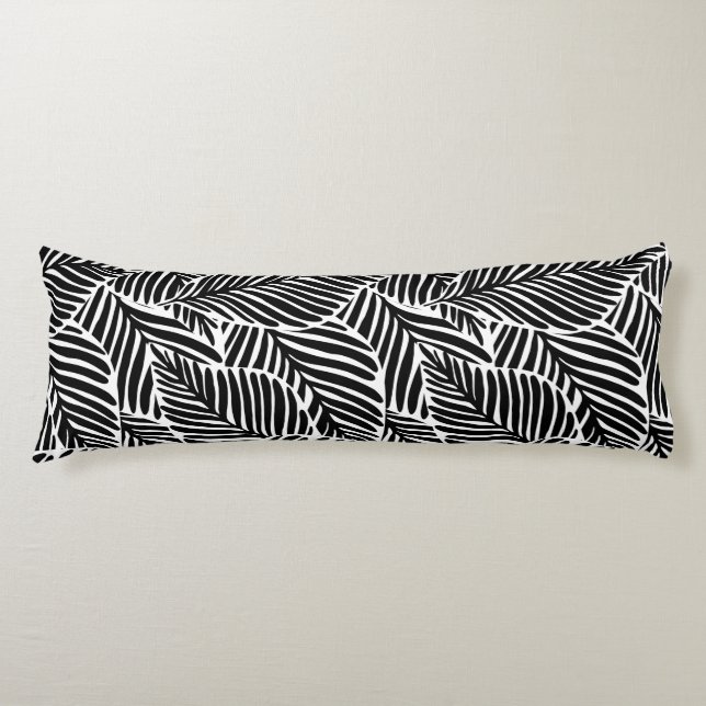 Tropical Print Body Pillow (Front)