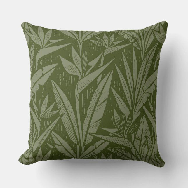 Tropical print  cushion (Front)