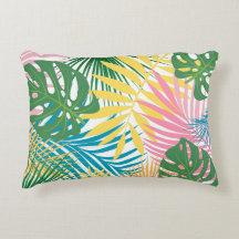Tropical Print Pillow