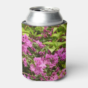 Tropical Purple Bougainvillea Floral Can Cooler