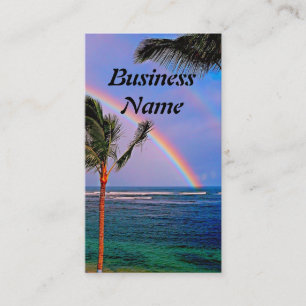 Tropical Rainbow Business Card
