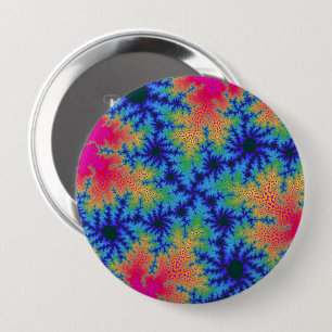 Tropical Rainbow Speckle 10 Cm Round Badge