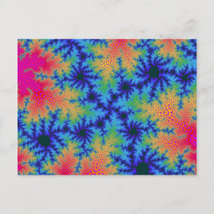 Tropical Rainbow Speckle Postcard