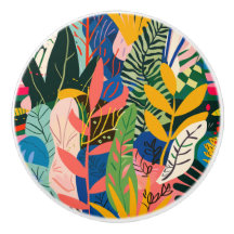 Tropical Rainforest Ceramic Pull