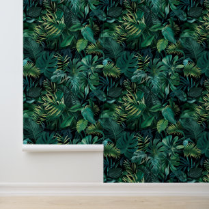 Tropical Rainforest Leaves Wallpaper