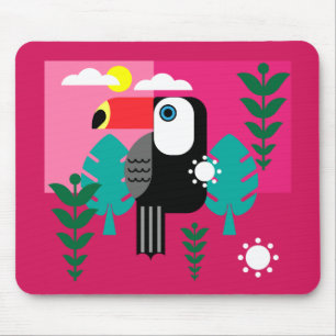 Tropical Rainforest Toucan Mouse Mat