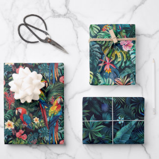 Tropical Rainforest  Wrapping Paper Sheet