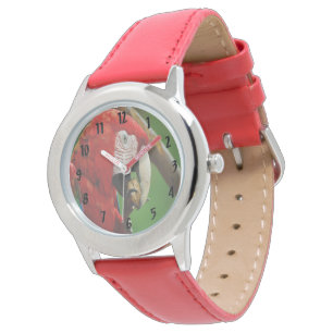 Tropical Red Parrot Watch