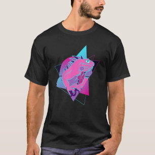 Tropical Reptile Animal Pet Lizard Vaporwave Igua T-Shirt