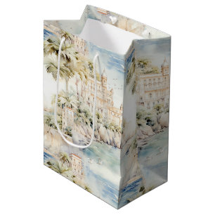 Tropical Resort Ocean Sea Coast Medium Gift Bag