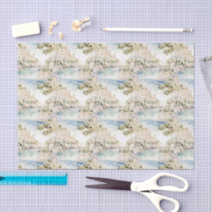 Tropical Resort Ocean Sea Coast Tissue Paper