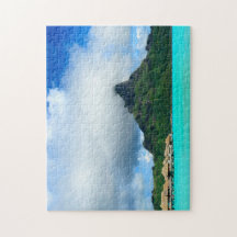 Tropical resort on Bora Bora jigsaw puzzle
