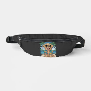 Tropical Retriever � Golden Beach Vibes Dog Bum Bags