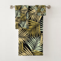 Tropical Retro Night Pattern #1 #palms #decor #art