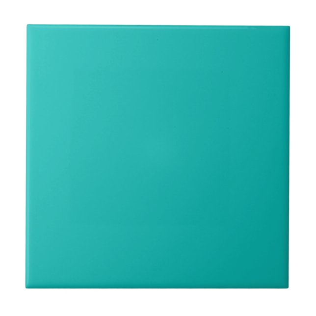 Tropical Robin Egg Blue Solid Colour Tile (Front)