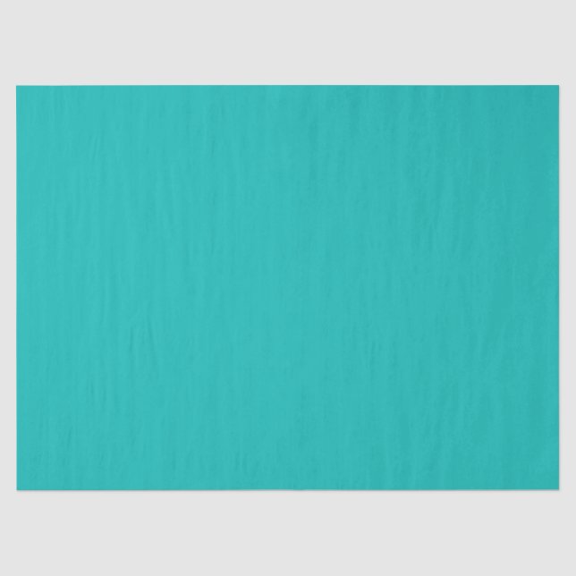 Tropical Robin Egg Blue Solid Colour Tissue Paper (Front)
