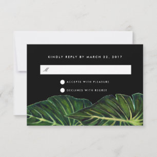 Tropical Romance / RSVP Card