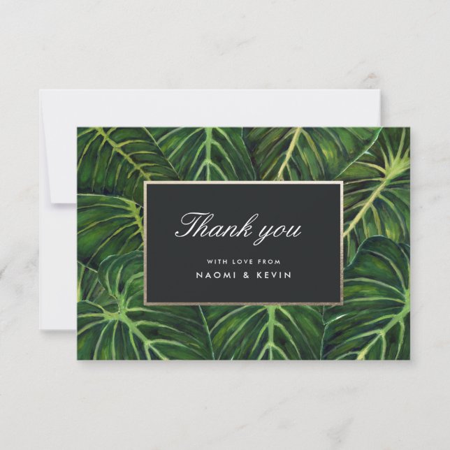 Tropical Romance / Thank You Card (Front)