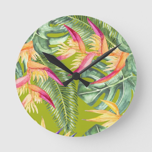 Tropical Round Clock (Front)