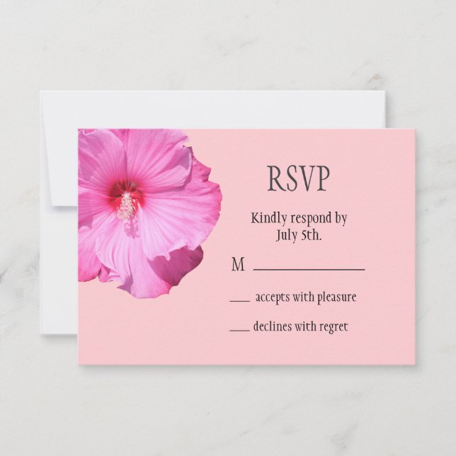 Tropical RSVP (pink) (Front)