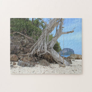 Tropical sandy beach jigsaw puzzle