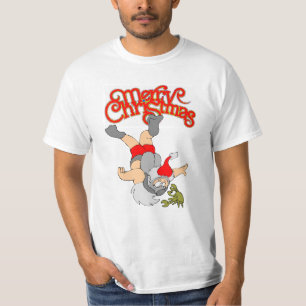 Tropical Santa Christmas Theme T-shirt