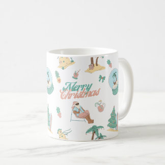 Tropical Santa Merry Christmas Mug