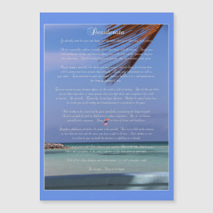 Tropical Scene Max Ehrmann Desiderata Magnet