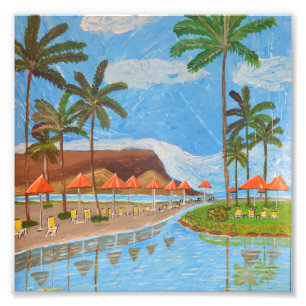 Tropical Scene Photo Print