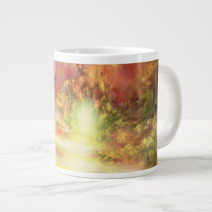 Tropical Scenery 1990 Large Coffee Mug