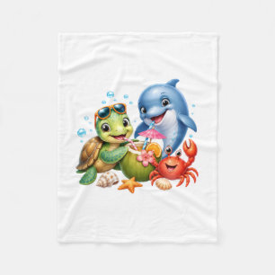 Tropical Sea Friends Beach Blanket