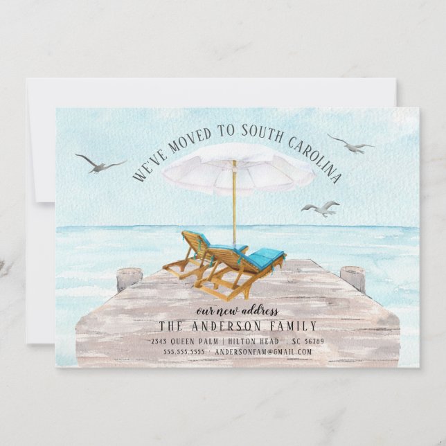 Tropical Sea Moving Announcement (Front)