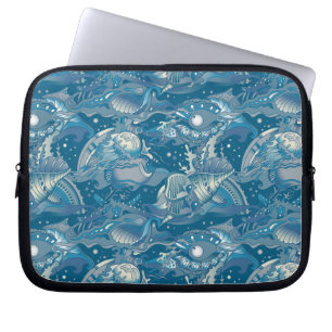 Tropical Sea Pattern Laptop Sleeve
