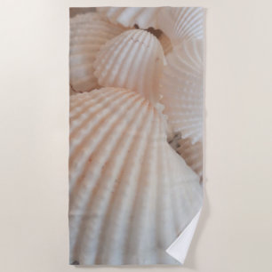 Tropical Sea Shells Beach Photography Beach Towel