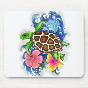 Tropical Sea Turtle Mouse Mat