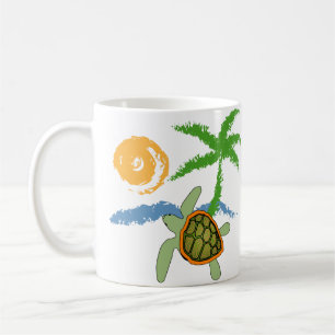 Tropical Sea Turtle Mug