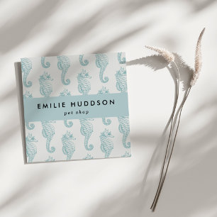 Tropical Seahorses, Fish Shop, Pet Shop, Aquariums Square Business Card