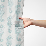 Tropical Seahorses, Seahorse Pattern - Blue Grey Scarf<br><div class="desc">Elegant,  stylish and sophisticated seahorses in blue colour on grey background. Modern and trendy gift,  perfect for the sea lover in your life.</div>