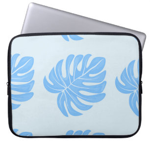 Tropical seamless ethnic pattern with exotic leave laptop sleeve